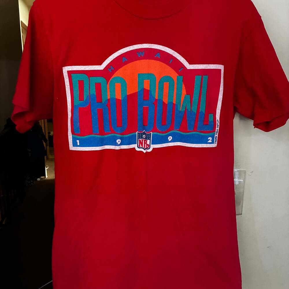 Vintage 1992 NFL Pro Bowl Hawaii Graphic T-Shirt